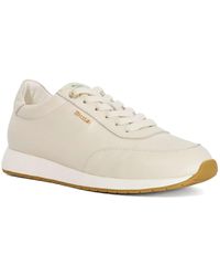 Dune - Ettah Suede Lace-Up Runner Trainers - Lyst