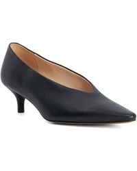 Dune - Aris Leather Kitten Heel Court Shoes - Lyst
