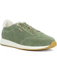 Dune - Ettah Suede Lace-Up Runner Trainers - Lyst