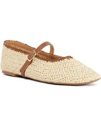 Dune - Haloha Raffia Mary-Janes - Lyst