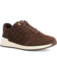 Dune - Evelie Quilted Low-Top Trainers - Lyst