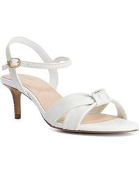 Dune - Madisons Leather Open Toe Heel Sandals - Lyst