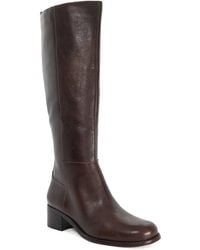 Dune - Turner Leather Knee High Boots - Lyst