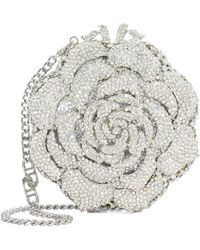 Dune - Bling Floral Diamante Embellished Clutch Bag - Lyst