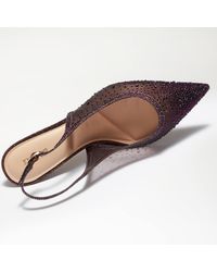 Dune - Cirelle Embellished Slingback Court Shoes - Lyst