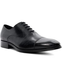 Dune - Solver Wf Wide Fit Leather Oxford Lace-Ups - Lyst