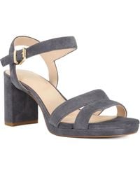 Dune - Manifesting Block Heel Sandals - Lyst