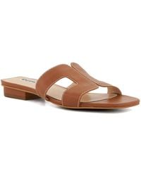 Dune - Wf Loupe Wide Fit Smart Slider Sandals - Lyst