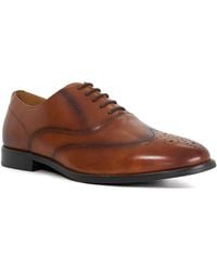 Dune - Shaay Lace-Up Leather Brogues - Lyst