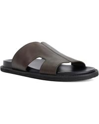 Dune - Ishaa Leather Slip On Sandals - Lyst