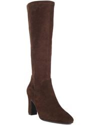 Dune - Simple Block-Heel Knee-High Boots - Lyst