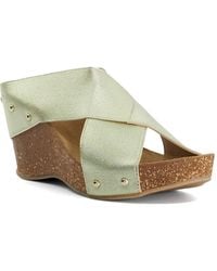 Dune - Krossleys Open Toe Wedge Sandals - Lyst