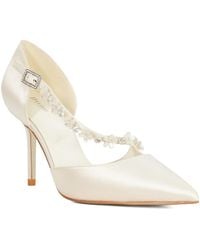 Dune - Declaration Satin Bridal Court Shoes - Lyst