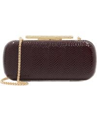 Dune - Body Structured Chain Strap Clutch Bag - Lyst