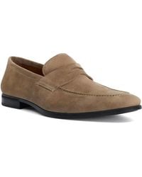 Dune - Barclays Suede Loafers - Lyst