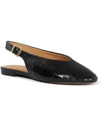 Dune - Honora Reptile Print Leather Sling-Backs - Lyst