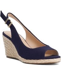 Dune - Mediating Suede Open Toe Wedge Heel Sandals - Lyst