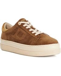 Dune - Eden Flatform Lace-Up Trainers - Lyst