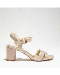 Dune - Wf Merisa Wide-Fit Block-Heel Sandals - Lyst