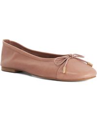 Dune - Haliah Patent Toe Cap Ballet Flats - Lyst