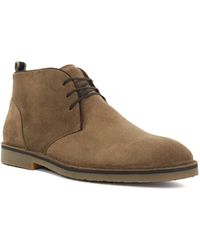 Dune - Cashed Wf Lace-Up Chukka Boots - Lyst