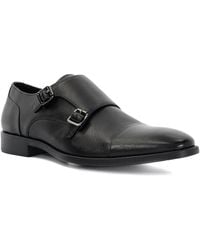 Dune - Wf Satchin Wide Fit Double Strap Monk Shoes - Lyst