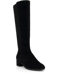 Dune - Wf Tayla Wide Fit Stretch Knee-High Boots - Lyst