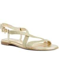 Dune - Wf Lope Flat Strappy Sandals - Lyst