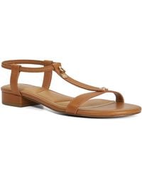 Dune - Lyra Flat T-Bar Sandals - Lyst