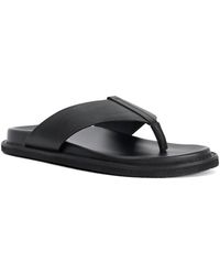 Dune - Irvin Leather Toe Post Sandals - Lyst