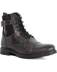 Dune - Call Casual Buckle Detail Ankle Boots - Lyst