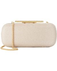 Dune - Body Structured Chain Strap Clutch Bag - Lyst