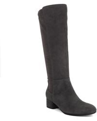 Dune - Wf Tayla Wide Fit Stretch Knee-High Boots - Lyst