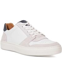 Dune - Tawly Leather Cup Sole Trainers - Lyst