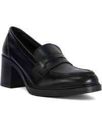 Dune - Gratefully Leather Penny Loafer - Lyst
