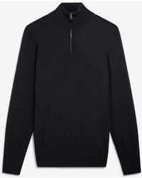 dunhill - ' Luxury Superfine Cashmere 1/4 Zip Jumper - Lyst