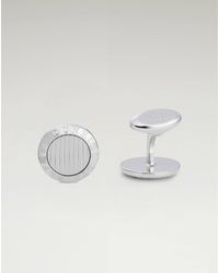 dunhill - Luxury Ad Coin Lines Cufflinks - Lyst