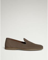 dunhill - Luxury Aldford Suede Slippers - Lyst
