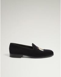 dunhill - Herren Luxury Slipper Mit Foxterrier-Stickerei - Lyst