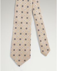 dunhill - Luxury Silk Cotton Floral Medallion Woven Tie - Lyst