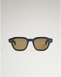 dunhill - Luxury Heritage Hobnail Acetate Rectangular Frame Sunglasses - Lyst