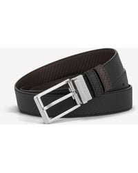 dunhill - Luxury Reversible 30Mm Rounded Buckle Chassis Leather Belt - Lyst