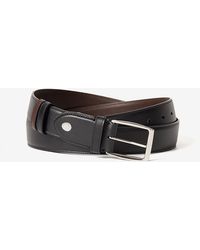 dunhill - Luxury Reversible 32Mm Rectangular Smooth Leather Belt - Lyst