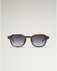 dunhill - Herren Luxury Schmale, Rechteckige Sonnenbrille Aus Acetat Mit Hobnail-Motiv - Lyst