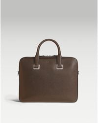 dunhill - Luxury Leather Cadogan Single Gusset Document Case - Lyst