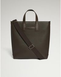 dunhill - Uomo Luxury Leather Tote Bag North South 1893 Harness - Lyst