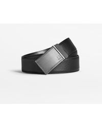 dunhill - Luxury 35Mm Automatic Racing Buckle Belgrave Leather Belt - Lyst