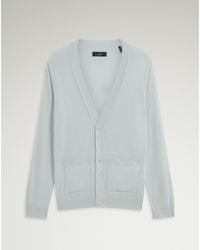 dunhill - Luxury Superfine Cashmere Cardigan - Lyst