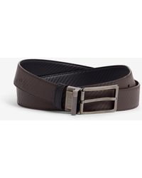 dunhill - Luxury Reversible 30Mm Rounded Roller Buckle Chassis Leather Belt - Lyst