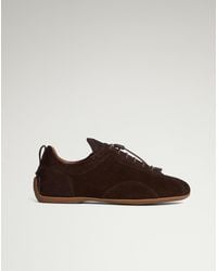 dunhill - Luxury Davies Automotive Suede Sneakers - Lyst